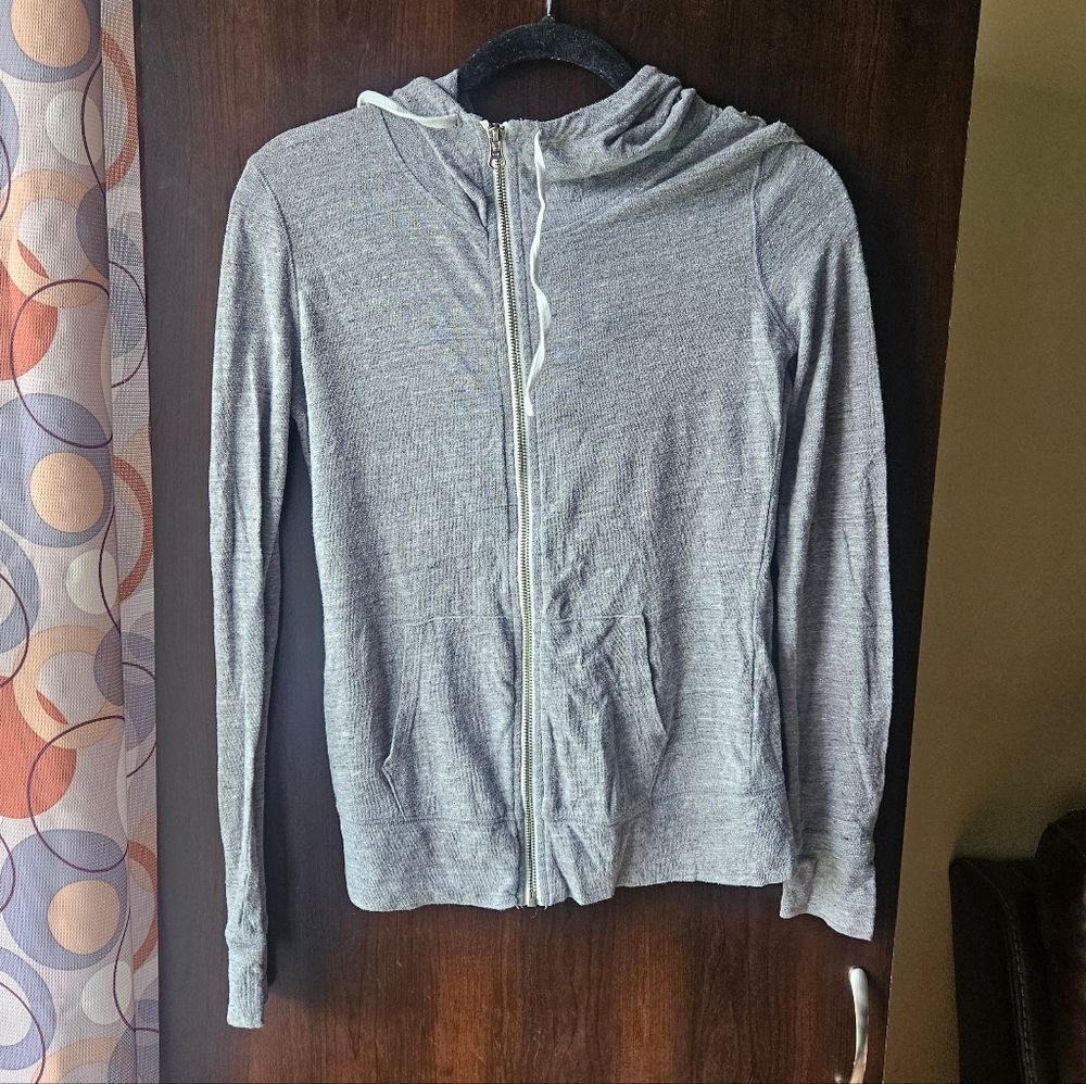 Flirtitude active gray Zip-Up Hooded Workout Jacket